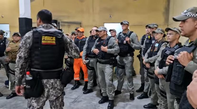  Força Nacional promove curso para 40 policiais em Currais Novos