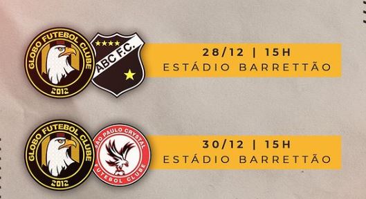 Adversário do Potyguar na estreia, Globo fará amistosos contra ABC e clube paraibano