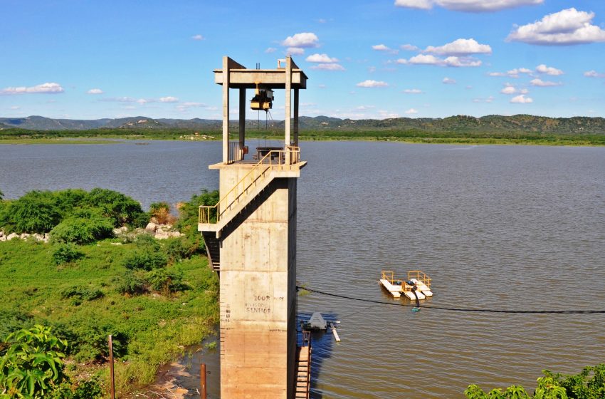 Açude Boqueirão em Parelhas recebe a maior recarga hídrica de 2024
